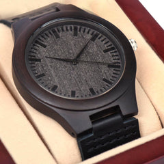 You Are My Life- Wooden Watch